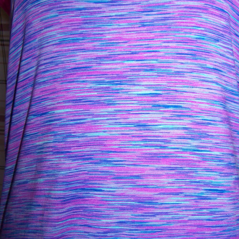 Tek Gear Purple/Blue Workout Top Sz M - Picture 3 of 6